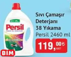 PERSİL SIVI ÇAMAŞIR DETERJANI 38 YIKAMA